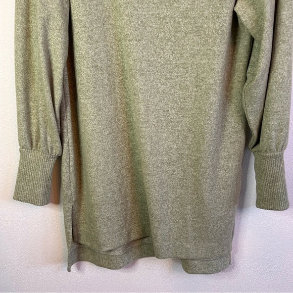 Anthropologie Maeve Cowl Neck Sweater Dress Pastel Green XS - Picture 4 of 10